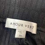 Amour Vert  ribbed black knit jogger sz XS Photo 2