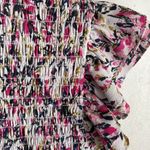 French Connection  Verona Floral Smock Ruffle Dress Photo 10