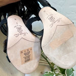 Kenneth Cole Kenneth‎ Cole | Y2K Vintage Leather Black Croc Embossed Strappy Heels, Size 7 Photo 5