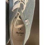 Hurley  Women’s Lace-Up Blue Canvas‎ Sneaker Shoe Size 7 Photo 3
