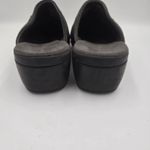 Croft & Barrow Leather Slip On Mule Clogs Charity Gray Block Heel Women Sz 7.5 M Photo 5