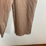 House of Harlow 1960 Women's S Tan Brown Satin High Rise Wide Leg Trouser Pants Photo 2
