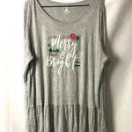 DISNEY PARKS SZ XXL MERRY & BRIGHT HOLIDAY SHIRT Black Photo 0