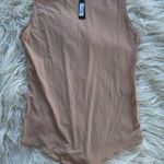 SKIMS Sheer Crewneck Thong Bodysuit Clay Size Large Photo 0