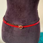 Gucci  Leather Belt with GG Gold Buckle❤️❤️ Photo 0