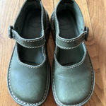 Duckfeet Himmerland Green Leather Mary Jane Flat Shoes Size 39 US 8.5 Photo 0