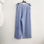 Anthropologie  Joie Blue Gingham Wide-Leg Pants Photo 3