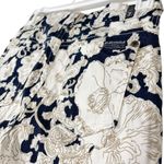 7 For All Mankind 7FAM Navy Blue Floral print Cotton Blend Skinny Denim Jeans Womens size 25 Photo 9