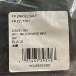 Free People Intimately Bra 34B Ari Underwire Plunge Stretch Convertible Straps Photo 7