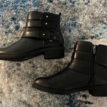 DV by Dolce Vit Dolce Vita Black Larabey Belted Leather Ankle Boots Photo 8