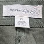 Treasure & Bond  Button Down Mini Skirt Green Size 1X Photo 3