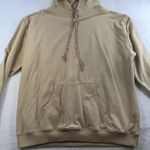Natural Life  One Size OS Oversized Hoodie Sweatshirt Beige Baggy Grunge Punk Photo 2