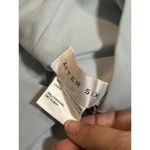 After Six NWT 1544 Size 18 R1 Mist Light Blue Thin One Shoulder Maxi Dress Crepe Photo 4