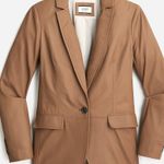 J.Crew  Collection Alfie blazer in champagne lamb leather size 4 Photo 0