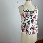 Aritzia Wilfred Floral Silk Tank Top Purple Size M Photo 1
