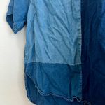 Chelsea and Violet Blue Colorblock Denim Top Photo 2