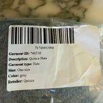 Quince New  Cashmere Baseball Cap Light Heather Grey Photo 5