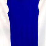  Royal Blue Knit DRESS WO SIZE 16/XL(Chicos 3)MADE IN USA CASUAL DRESSY Photo 0