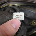 UGG Vintage Y2K  Pebbled Leather Shoulder Bag Chocolate Brown Slouchy Tote Photo 11