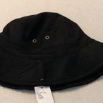 Urban Outfitters New  bucket hat, reverse side to wear, faux suede and sherpa Photo 2