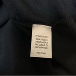 J.Jill  Black Stretch Velvet Trim Tank Top XL Sleeveless Soft Cotton‎ Modal Blend Photo 4