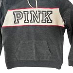 PINK Victoria's Secret Pullover Womens L Gray Cowl Neck Kangaroo Pocket Comfy Size L Photo 1