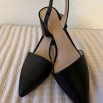 Antonio Melani Klaudi Leather Block Heel Slingback Shoes Photo 1