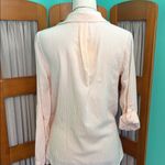 Hippie Rose  Cream & peach 🍑 Button Down Shirt w/ Collar Photo 9