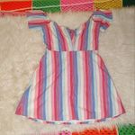 Privacy Please  cherry mini in prism dress Striped Pastel Size Medium M Bow Urban Photo 1