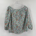J.Crew  Liberty Fabric Edenham Floral Off The Shoulder Blouse Size 8 Photo 3