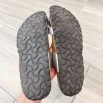 Betula Birkenstock Mayari Leather Strap Sandals in‎ Silver Brown Summer Size 7 Photo 8