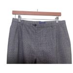 Pendleton size 10P wide leg pleated dress pants Glen Plaid Virgin Wool Photo 5