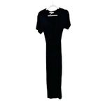 Favorite Daughter Day To Night Cutout Knit Black Twist Front Maxi Dress Size M Size M Photo 1