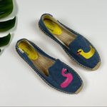 Soludos  x Mary Matson Flamingo And Duck Denim Espadrilles Photo 2