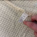 Boho Style Cream knit duster with fringe detailing, long sleeve, and open fron Size undefined Photo 2