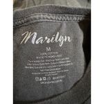 Marilyn Monroe  Black T Shirt Size Medium Photo 2