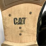 Caterpillar Cat‎ mixed media ankle boots leather canvas size 10 Photo 6