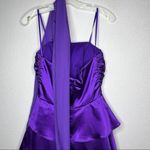 Vintage Cinderella Design‎ Formal Dress with Scarf Purple Photo 5