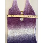 NEW PrettyLittleThing Romper Women Small Ombre Knit Stretch Travel Cover Up Purple Photo 4