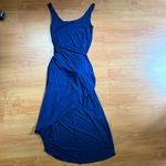 Reformation Kaila Knit Dress in Danube Blue Size Medium Photo 4