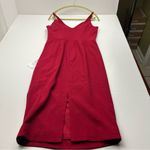Dress the Population  Anita Crepe Cocktail Dress Women Size Medium Garnet Red NEW Photo 13