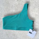 Beach Riot  Ella One Should Top Bra‎ In Waterfall Teal Sz M NWT Photo 1