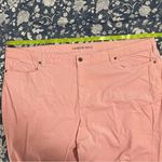 Lands’ End ankle pants in lightweight, fine wale corduroy, size 24W Pink Photo 7