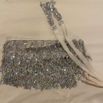 Sparkle Sequin Skirt Silver Size M Photo 0