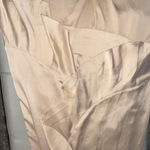 Show Me Your Mumu  Samantha Ruffle Wrap Satin‎ Midi Dress Champagne Small Photo 11