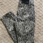 Veronica Beard  KATE SKINNY HIGHRISE SNAKESKIN JEANS SIZE 26/2 MADE IN USA NWT Photo 3