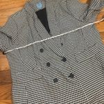 CeCe Black and white houndstooth blazer o Photo 6