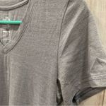 The North Face  Gray VNeck Short Sleeve T-shirt Photo 3