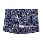 Michael Kors Michael‎ Kors Purple 3/4 Sleeve Italian Paisley Blouse MEDIUM Normcore Academia Photo 6