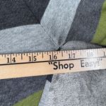 Byer California IZ Stripe Sweater Womens M Gray Green Chevron Knit Y2K Retro Photo 9